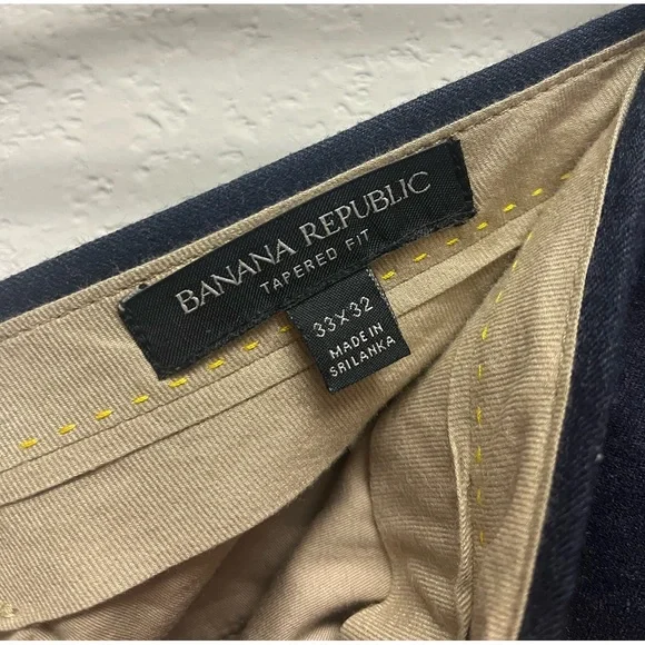 Banana Republic 100% Wool Navy Pants - Picture 2 of 5